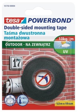 TESA 55750 TAŚMA DWUSTRONNA MONTAŻOWA na zewnątrz