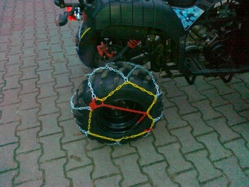 Łańcuchy śniegowe Quad koło 22x10-10 komplet