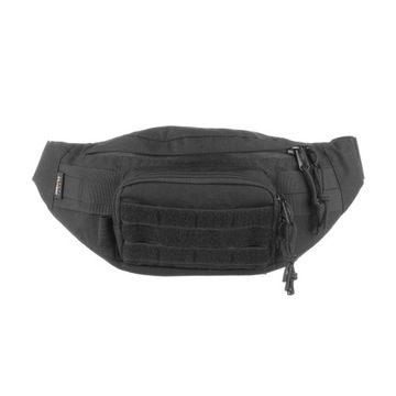 Nerka torba biodrowa biodrowa WISPORT Gekon czarny cordura