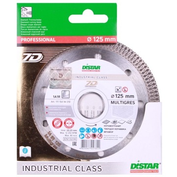 TARCZA DIAMENTOWA DO CIĘCIA PORCELANY I GRESU DISTAR MULTIGRES 125 mm