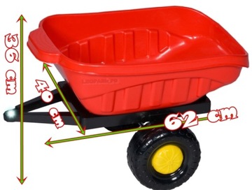 SAMOCHÓD TERENOWY JEEP NA PEDAŁY+ PRZYCZEPA+GRATIS