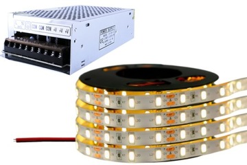ZESTAW taśma LED 300D 5630 biała NEUTRALNA 20m