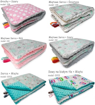 Комплект MINKY BLANKET 50х75 + ПОДУШКА постельное белье для коляски