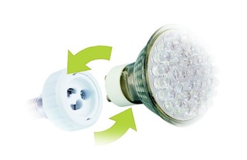 ADAPTER PRZEJŚCIÓWKA E27 DO ŻARÓWKA GU10 2szt.