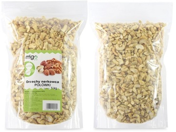 ZESTAW x3 ORZECHY NERKOWCA 1kg POŁÓWKI - MIGOgroup
