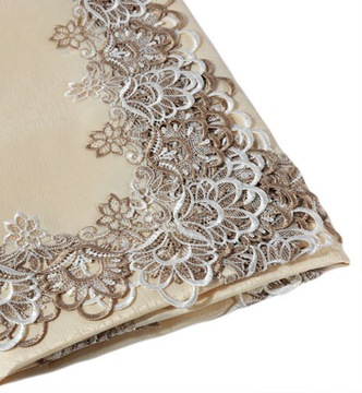 Всемирная скатерть с Guipure 130x180 White Ecru Pretty