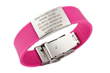 БРАСЛЕТ СОБАКИ БРАСЛЕТ ICESTRIPE С ГРАВИРОВКОЙ