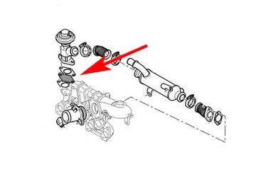 027 Заглушка EGR Ford, Citroen, Peugeot 2.0 HDi