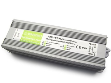 ZASILACZ HERMETYCZNY 12V 150W 12A TAŚMA LED IP67