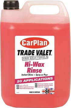 CarPlan Hydrowax Влажный воск 5л = 20 процедур вощения