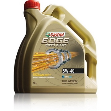 МОТОРНОЕ МАСЛО CASTROL EDGE TURBO DIESEL 5W40 4л