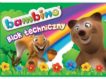 Blok techniczny A4 Bambino