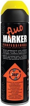 FARBA SPRAY MARKER FLUOMARKER 500ml ŻÓŁTY