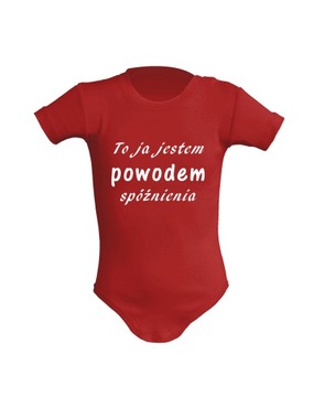 BODY dla dzieci JESTEM POWODEM SPÓŹNIENIA spioszki