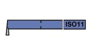 Ножи токарный нож крюк расточный оправка ISO11 R 10х10мм