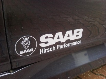 Наклейка на кузов Saab Hirsch Performance