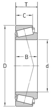 30310F FERSA коническая 50x110x29,25