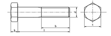 M14x1,5x70 Винт с мелкой посадкой класса 10,9 DIN 960 1 шт.