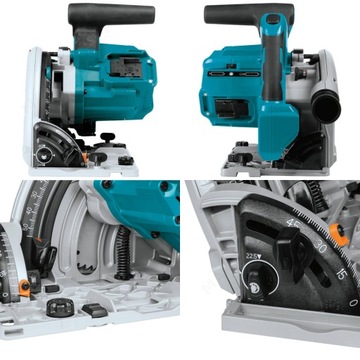 Пила циркулярная MAKITA DSP600ZJ, погружная пила 2х18В