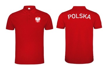 KOSZULKA POLO DLA KIBICA POLSKA M