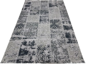 Dywan CANYON EMPIRE 5742H 120x180 PATCHWORK szary
