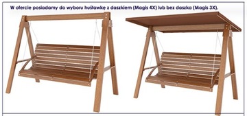 ДЕРЕВЯННЫЕ САДОВЫЕ КАЧЕЛИ С КРЫШКОЙ ==== 160 СМ