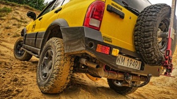 Suzuki Grand Vitara I стальной задний бампер
