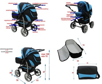 КОЛЯСКА KAREX KAMIL 3IN1 ГЛУБОКАЯ КОЛЯСКА-КРЕСЛО