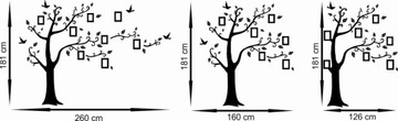 Наклейки на стены, рамки для деревьев 181x260