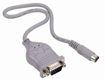 THOMSON ADAPTER DB9 9-pin wt. - Mini DIN 8-pin wt.