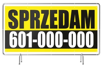 Baner SPRZEDAM dom DZIAŁKĘ mieszkanie - 26 wzorów