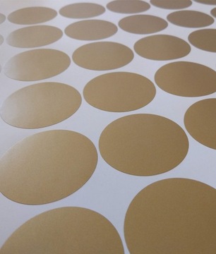 Настенные наклейки для детей, золотые точки и круги