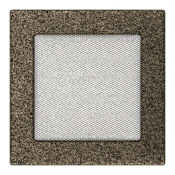 фото ориг. №5, Lattice ventilation colored grilles 17x17 centimeters black-gold
