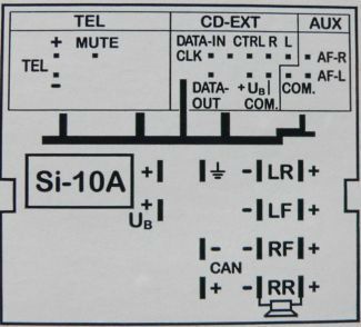 Кабель AUX JACK PEUGEOT 407 CITROEN C5 RADIO RD4