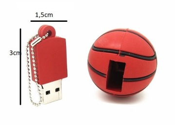 PENDRIVE 16 GB USB PIŁKA DO KOSZYKÓWKI BASKETBALL