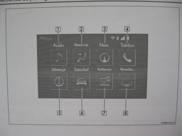 LEXUS CT 200h польский CT200h руководство по навигации