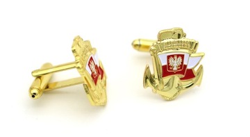 Запонки ТЕМНО-СИНИЕ с футляром