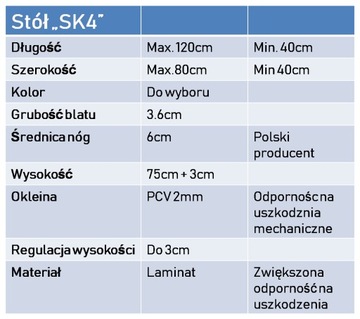 КУХОННЫЙ СТОЛ, ЛЮБОЙ РАЗМЕР И ЦВЕТ, ТОП 36мм