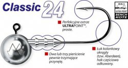 GŁÓWKA JIGOWA MUSTAD CLASSIC 1/0 7,5G -3szt