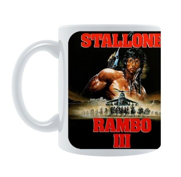 RAMBO - kubek ceramiczny - Sylvester Stallone