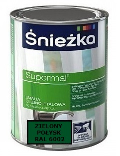 SUPERMAL EMALIA OLEJNO-FTALOWA ZIELONY RAL6002 5L