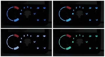 Podświetlenie nawiewu Opel Astra F MoMan