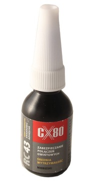 Klej CX80 RC43 do uszczelniania gwintów śrub nakrętek średnia moc ŚREDNI