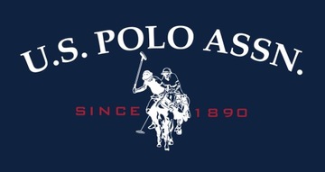 Zestaw zimowy dziecięcy Czapka zimowa daszkiem Szalik U.S. Polo Assn. 50-56