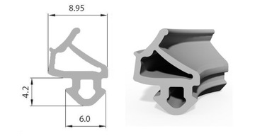 Uszczelka uszczelki do okien okna VEKA PCV S-1127A