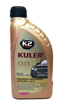 K2 KULER G13 T201R PŁYN DO CHŁODNIC RÓŻOWY 1L -35C