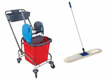 ZESTAW INTEGRAL wózek do sprzątania 25l+ mop 100CM