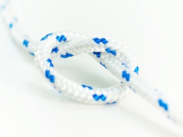 Полипропиленовая веревка 18 мм Плетеная веревка Универсальная парусная БЕЛАЯ 60 м