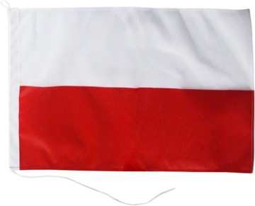 Flaga Polski Bandera Jachtowa Barwy Polska 65x40cm