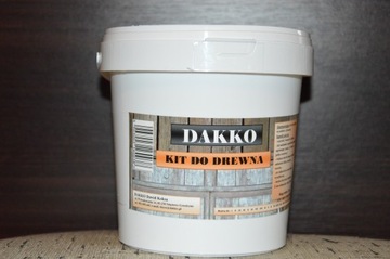 KIT AKRYLOWY SZPACHLA DO DREWNA 2 kg w 24 kolorach